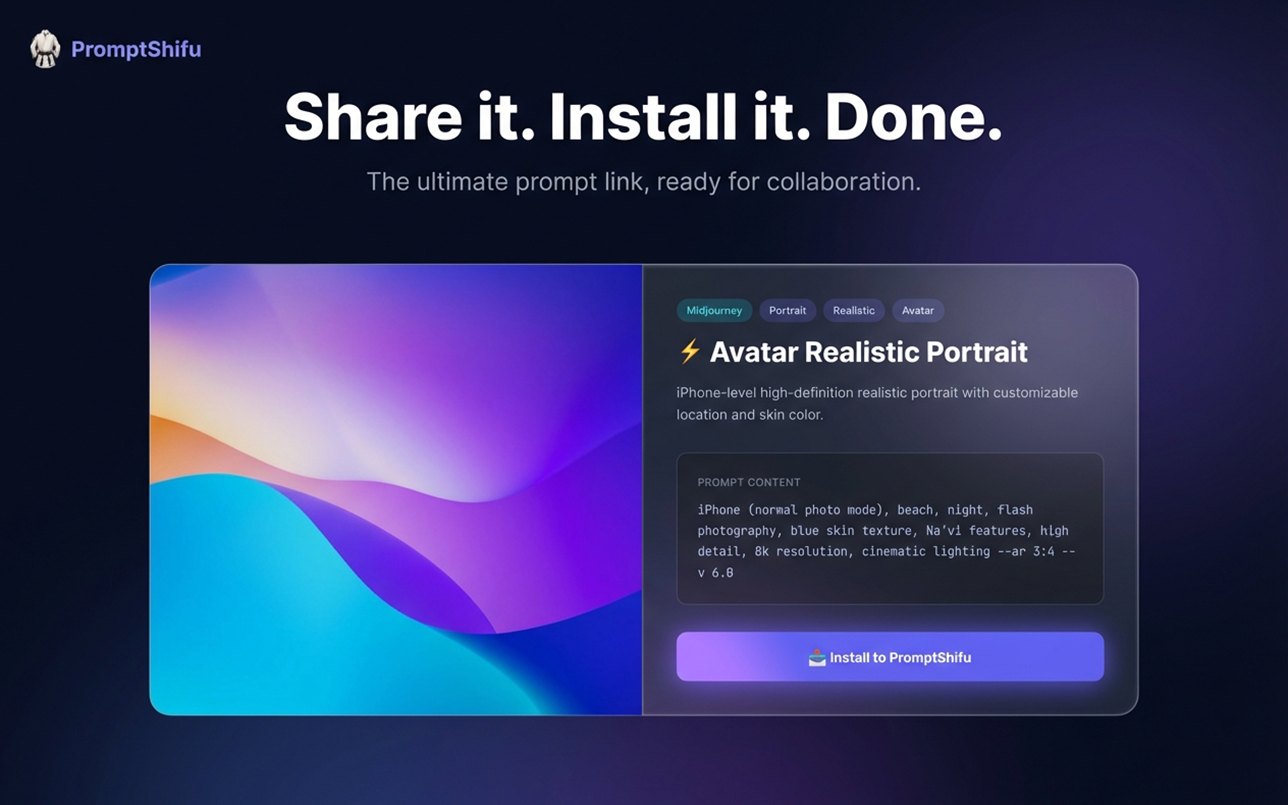 Web-based Prompt Sharing
